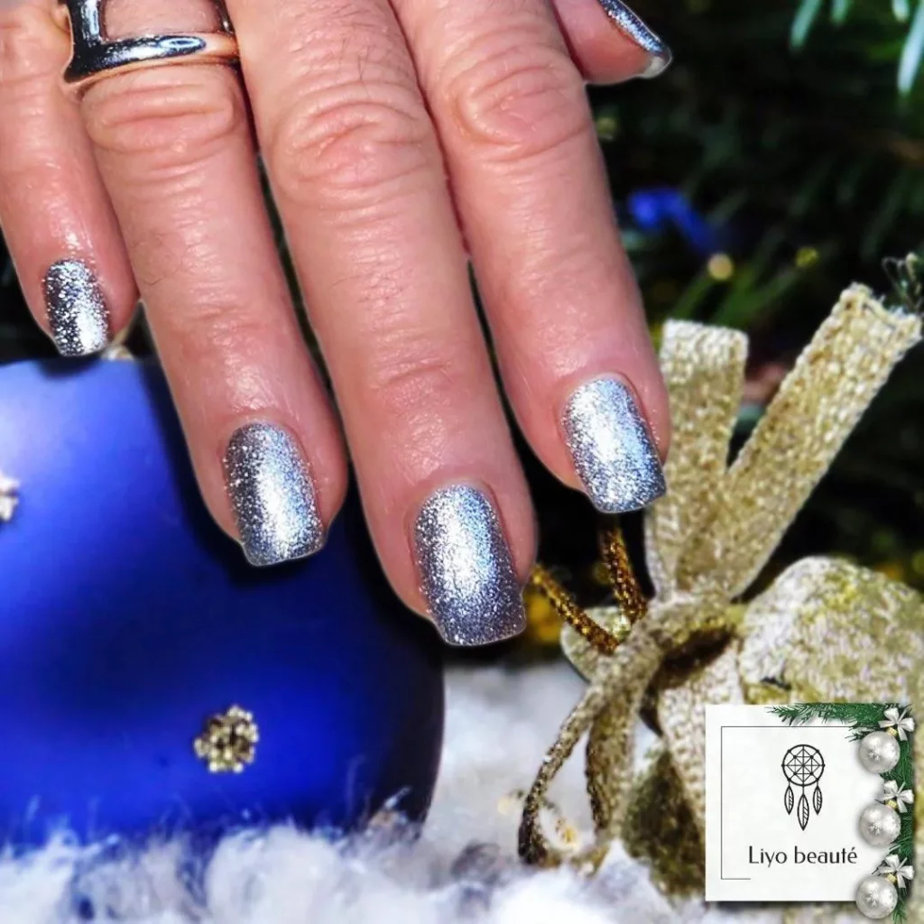 Silver Gel Nail Design Ideas 
