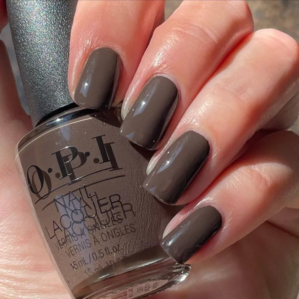 matte taupe nail designs