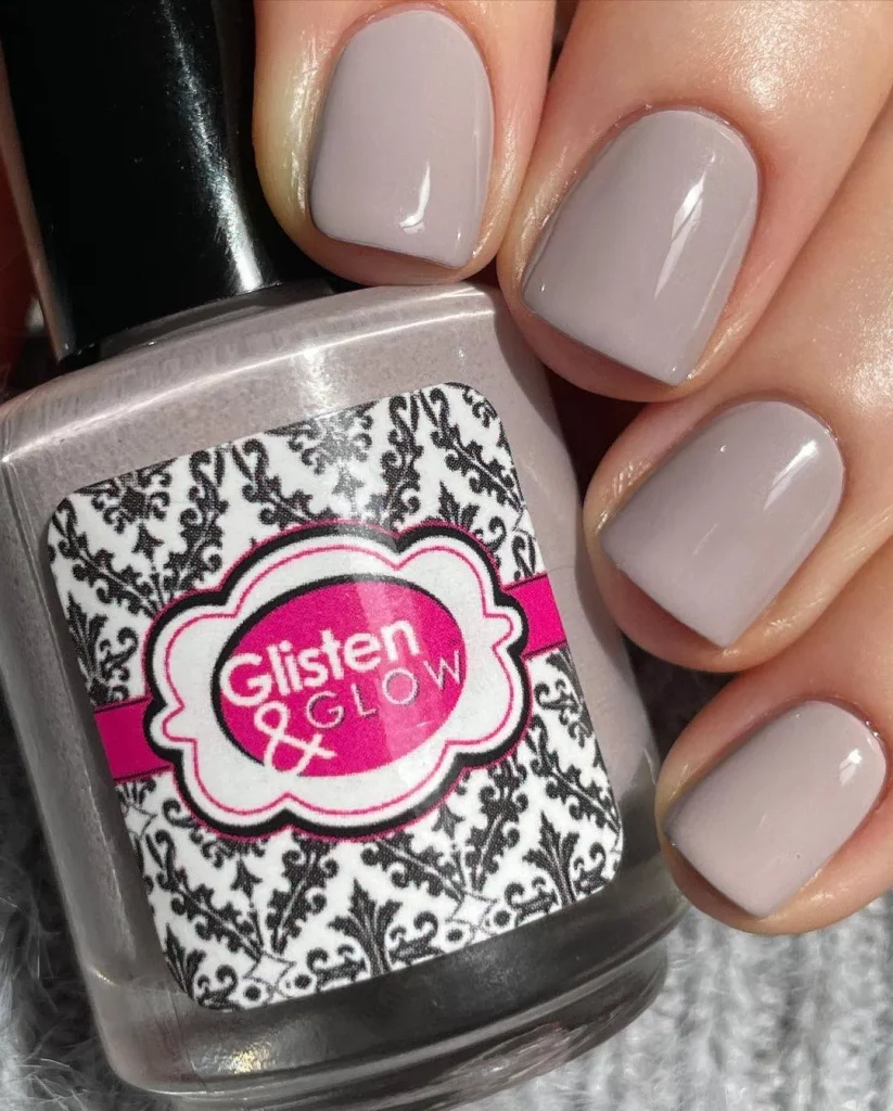 simple taupe nail designs