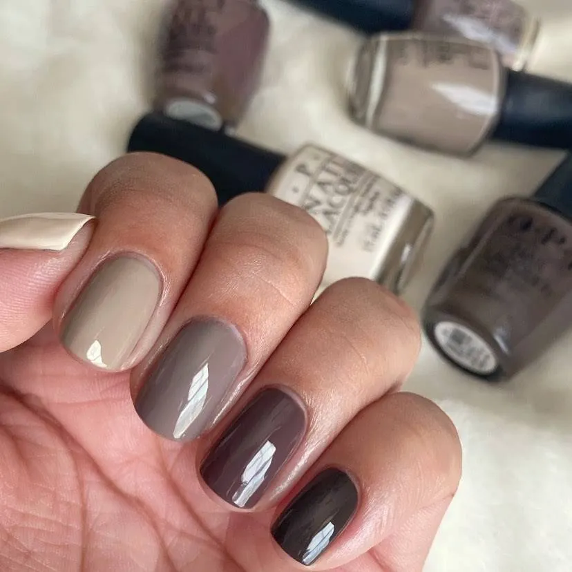 boho taupe nail designs