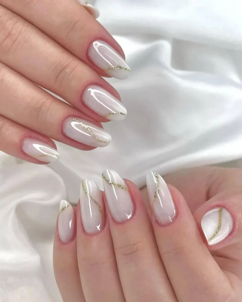 ombre nail art for short nails"