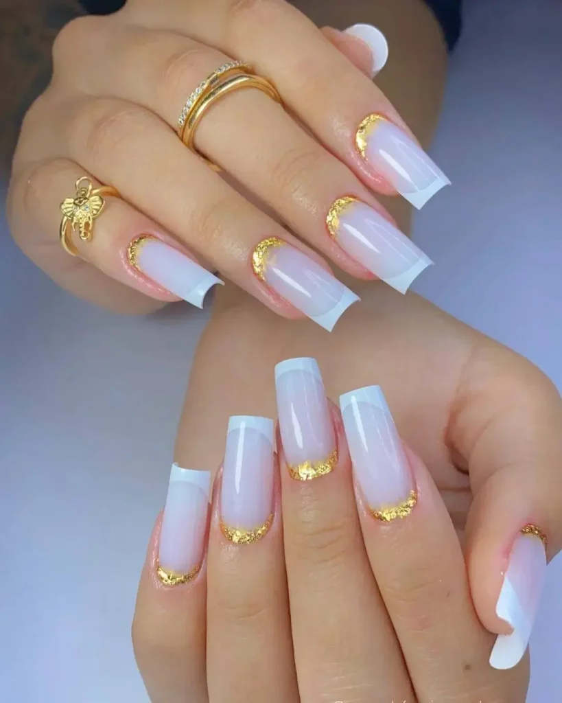 gradient nail art