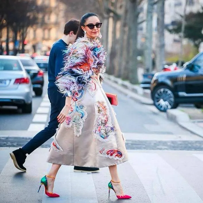 floral cocktail dress