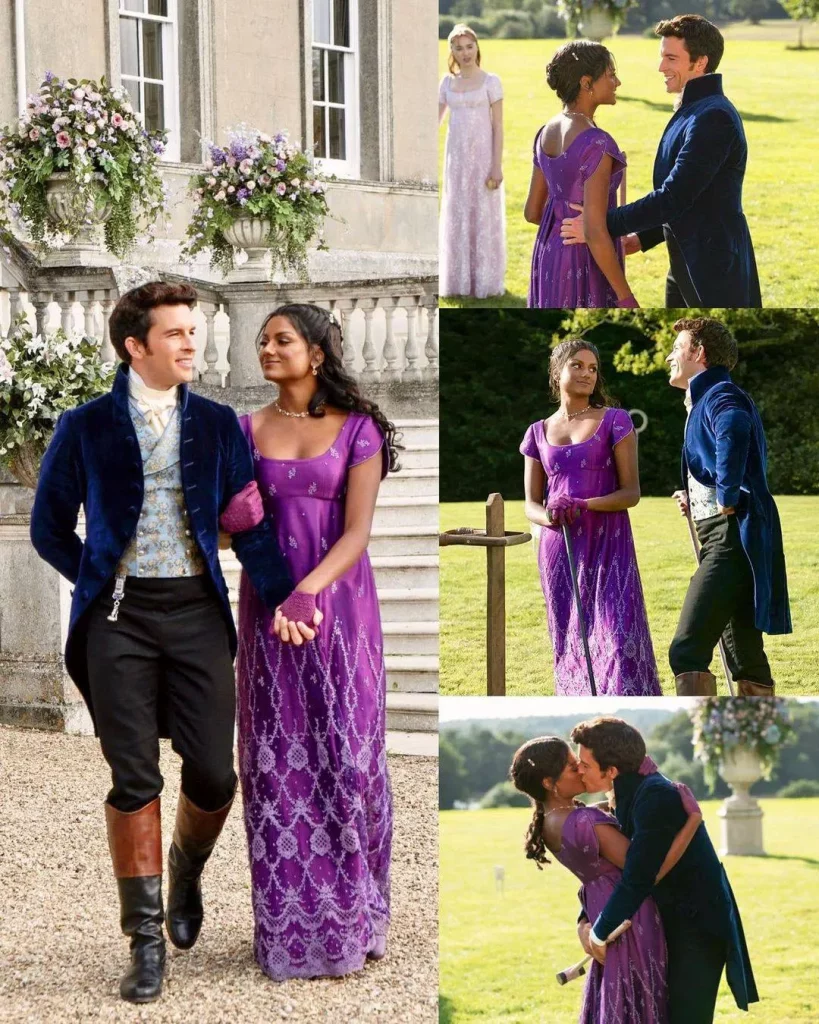 Purple dresses