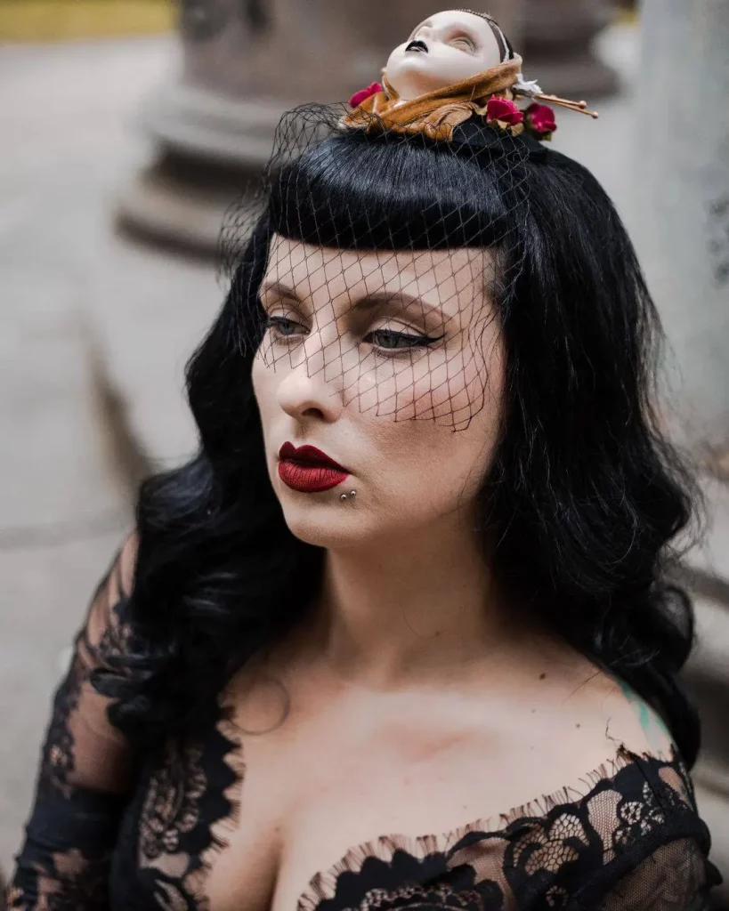 Fascinators with netting for women