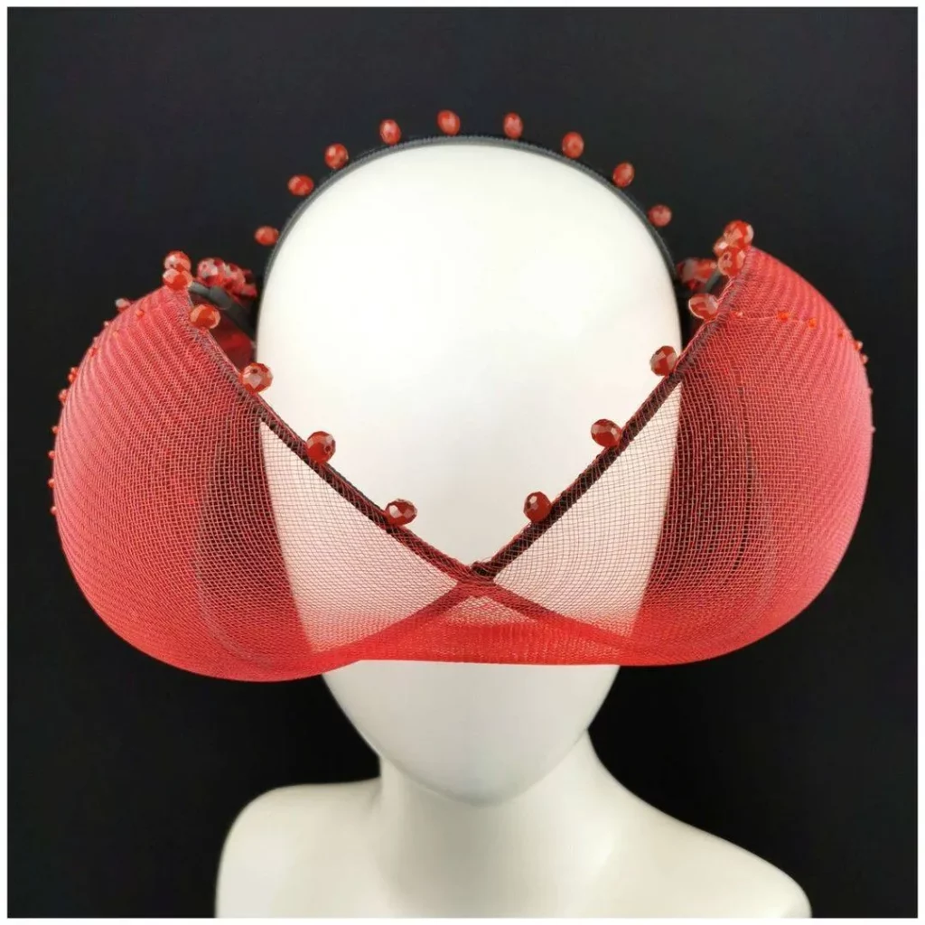 Beaded fascinators for women