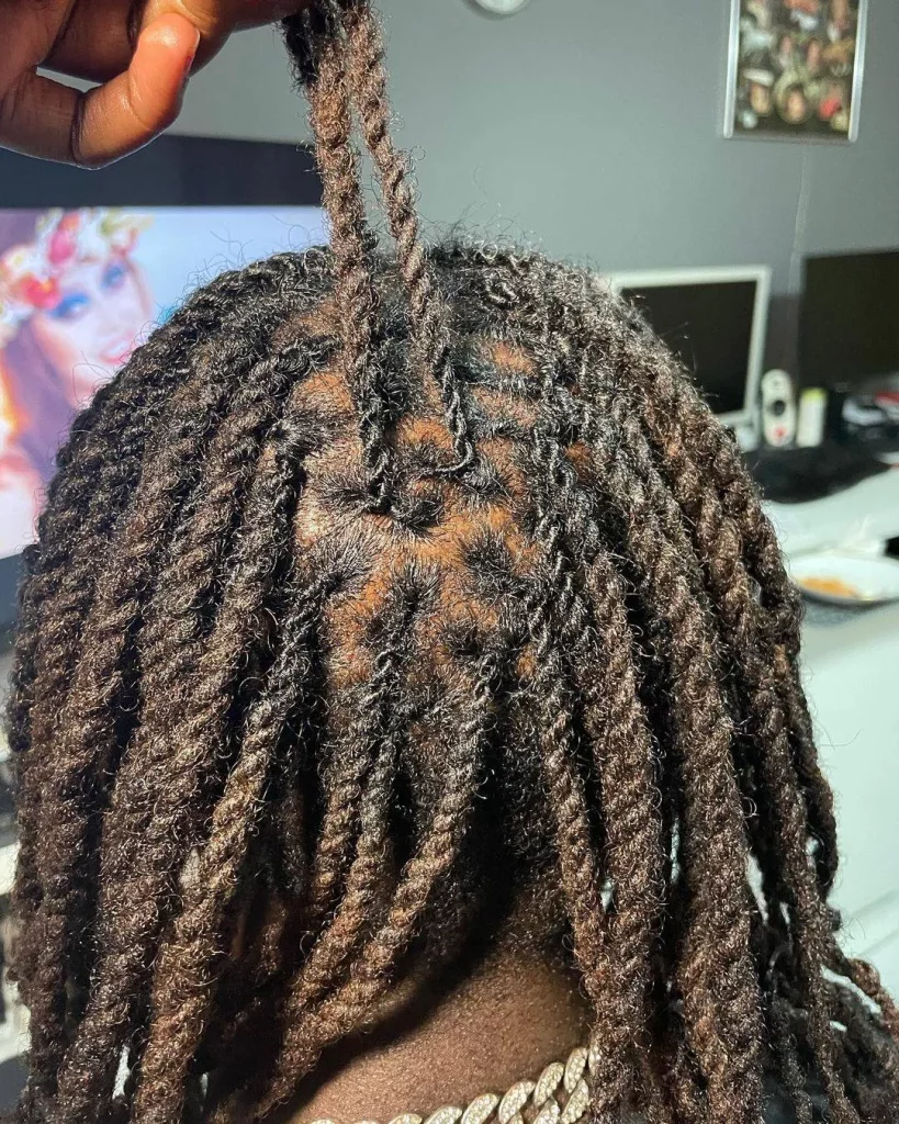 Flat Twist Styles for Men with Tapered Haircuts