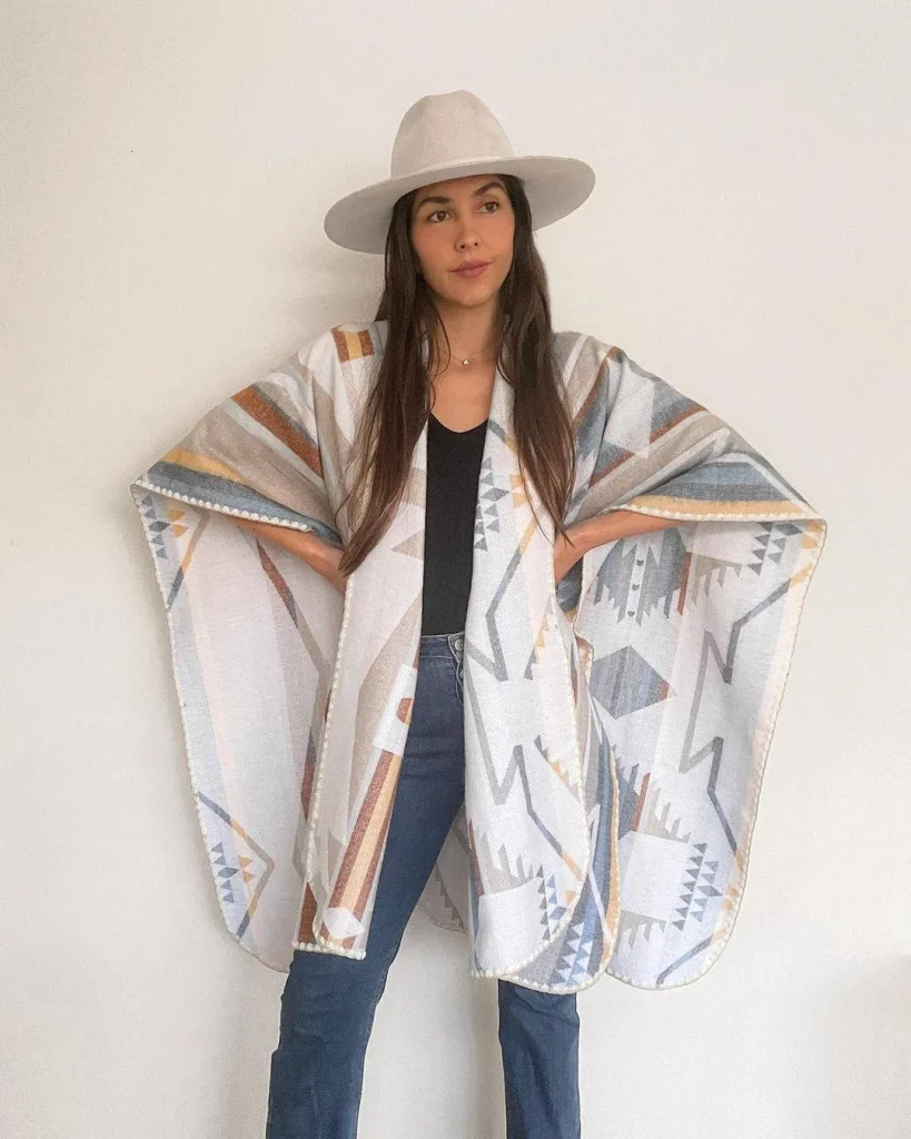 Printed Women's Poncho Dresses