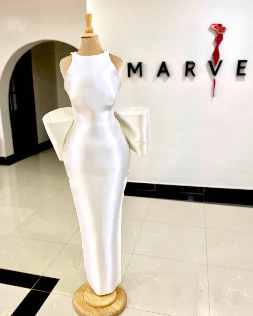 Decent White Dresses For Court Weddings