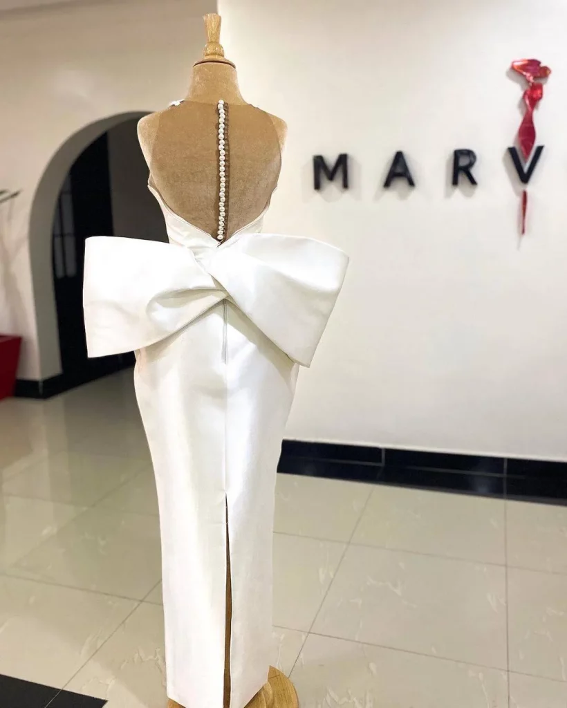 White registry gowns