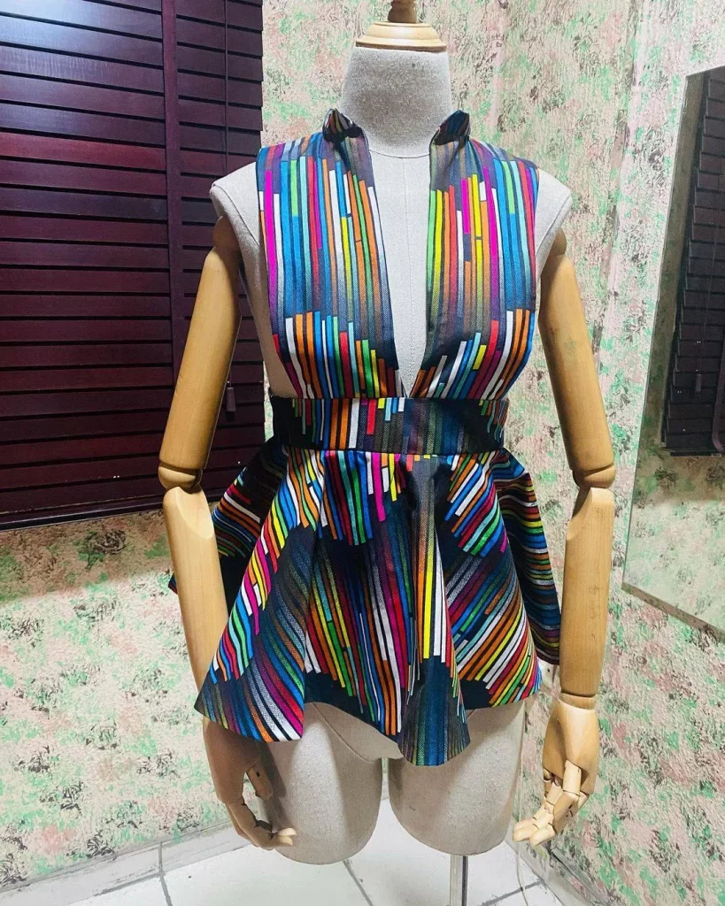 Pinafore dress Ankara