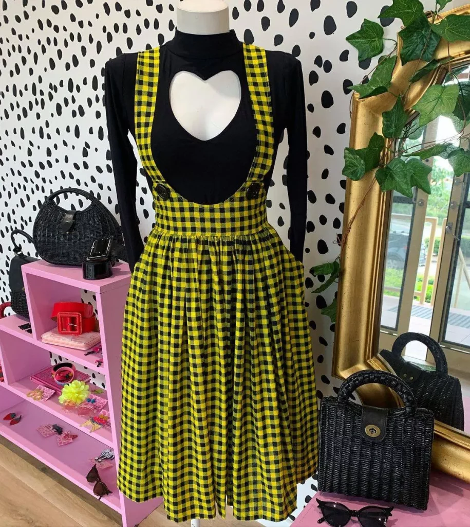 womens pinafore dress selection 