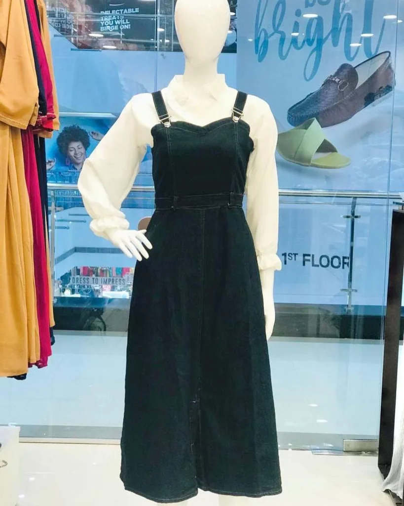  Jaquard Pinny Dress