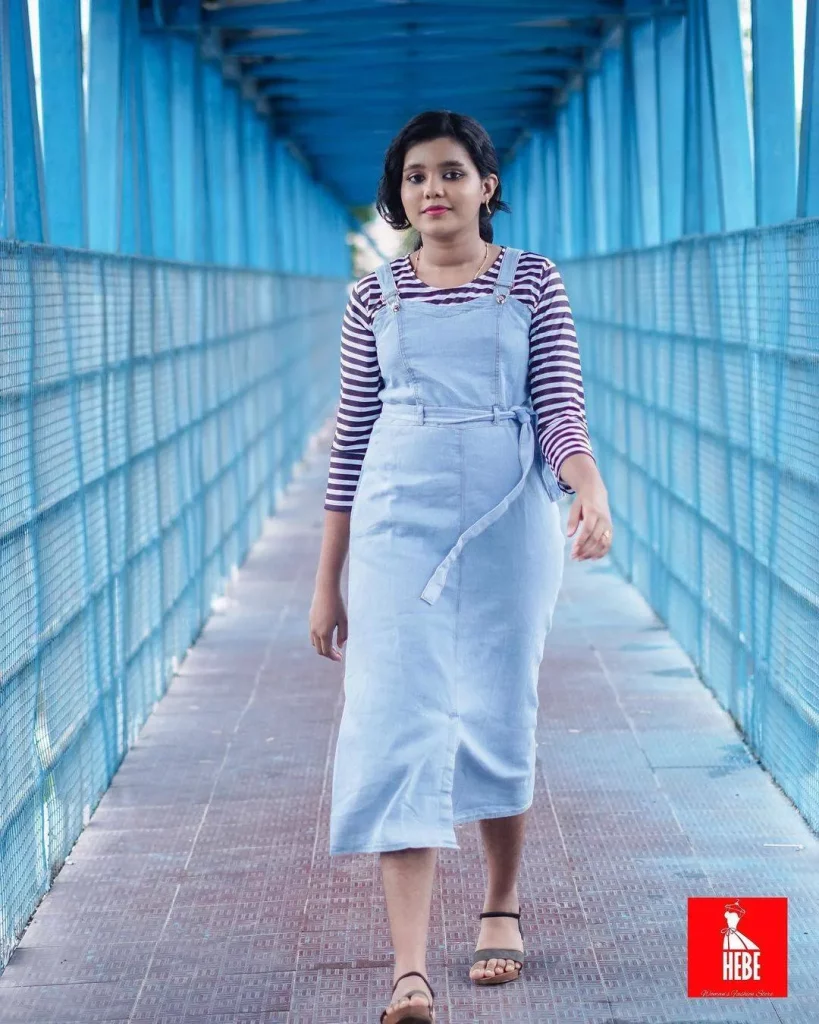 Pinafore Midi Dress