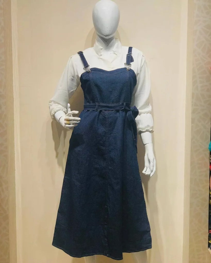 Pinafore Dress Long
