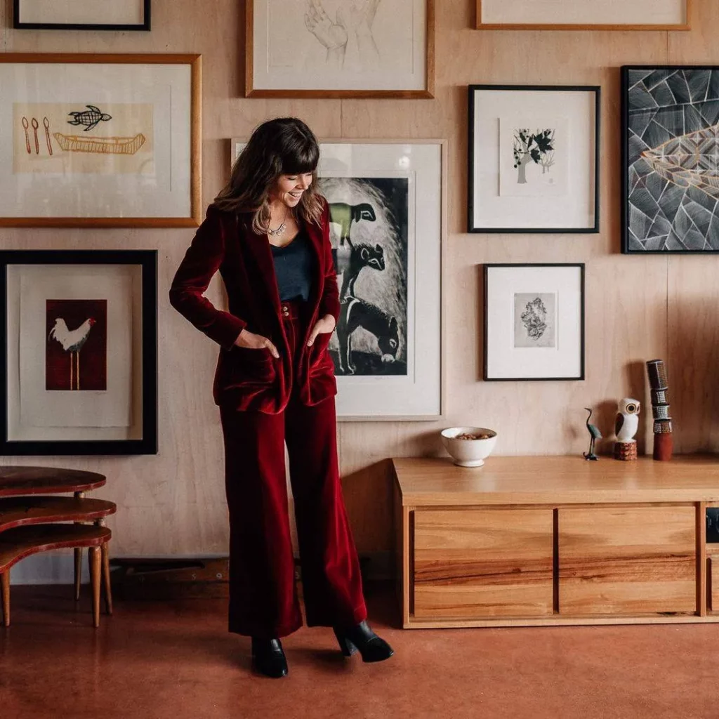 red blazer red velvet tuxedo jacket