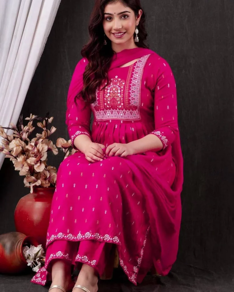 Dark pink nyra cut suit Dark pink nyra cut suit