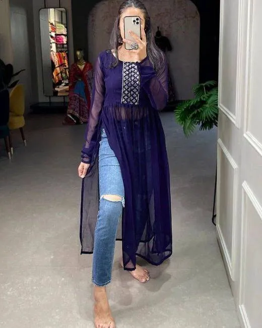 Umbrella cut suit Beautiful nyra cut suit set