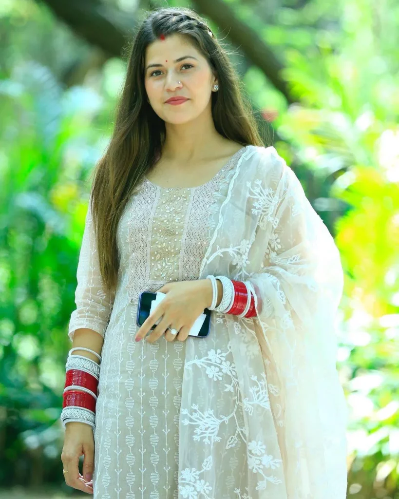 Punjabi Suit Design with laces Punjabi Suit Design with laces