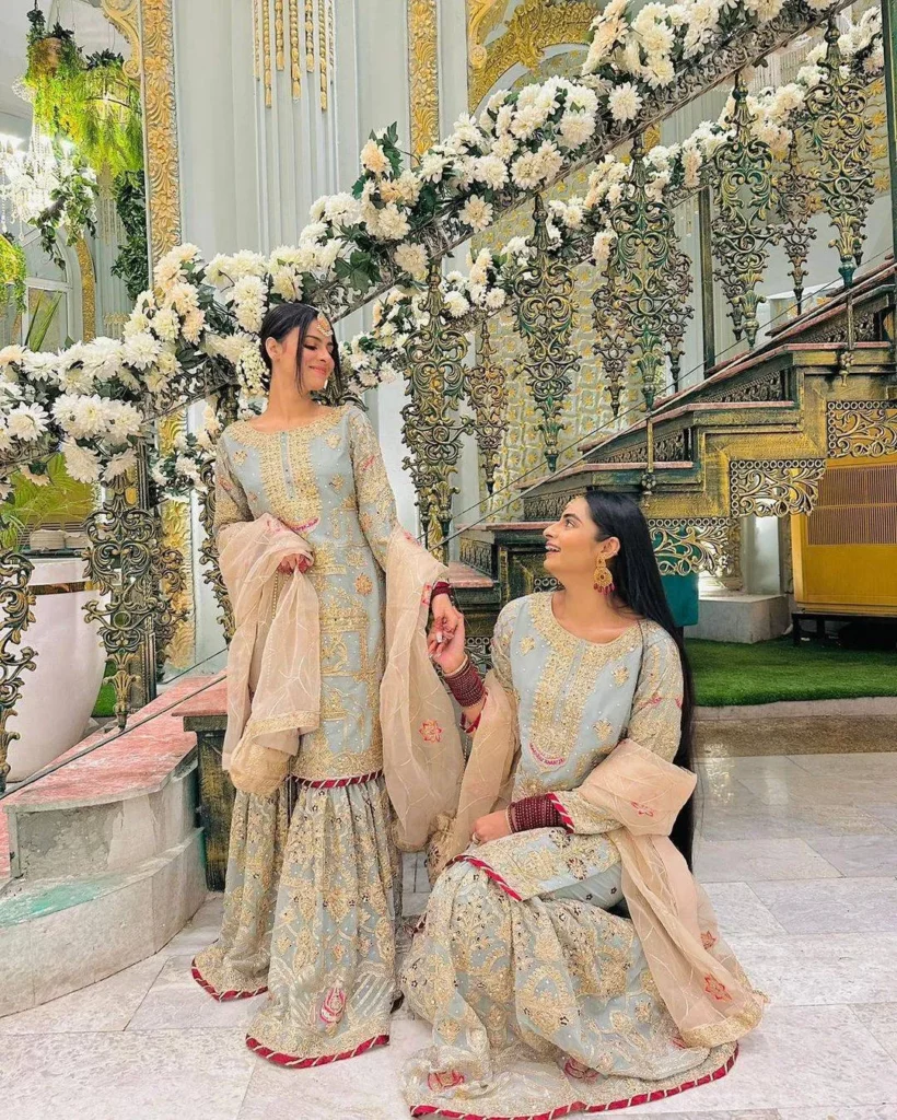 Gharara Outfit traditionally worn by Muslim women of Hindi Belt