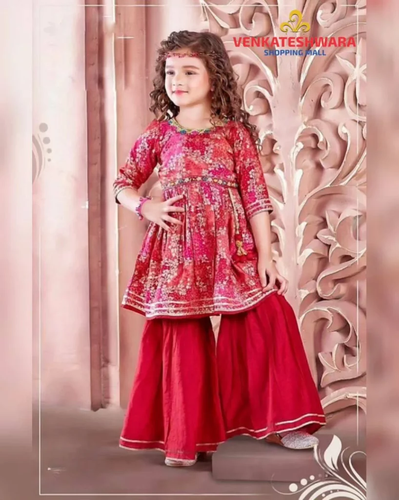 Difference Between Sharara and Garara Drafting Process of Gharara Dress for Girls