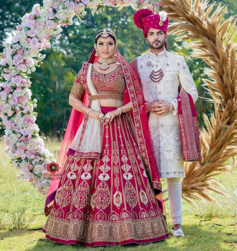 Dupatta Bridal Designer Embroidered Bollywood Traditional chaniya choli