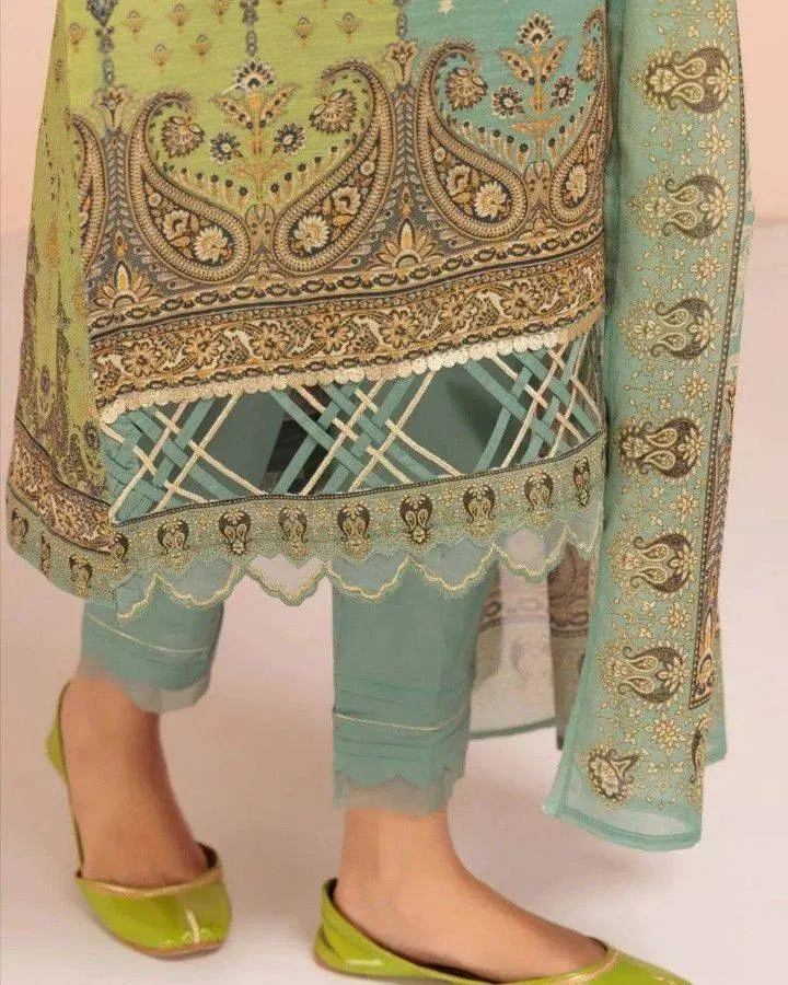 Chiffon Printed Indian Lawn Suits