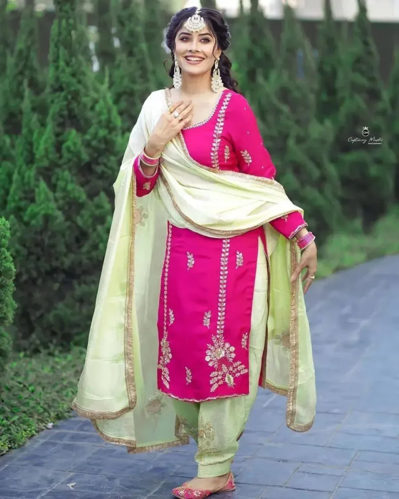 patiala suit and salwar