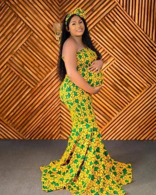 Ankara outfit ideas for pregnant ladies