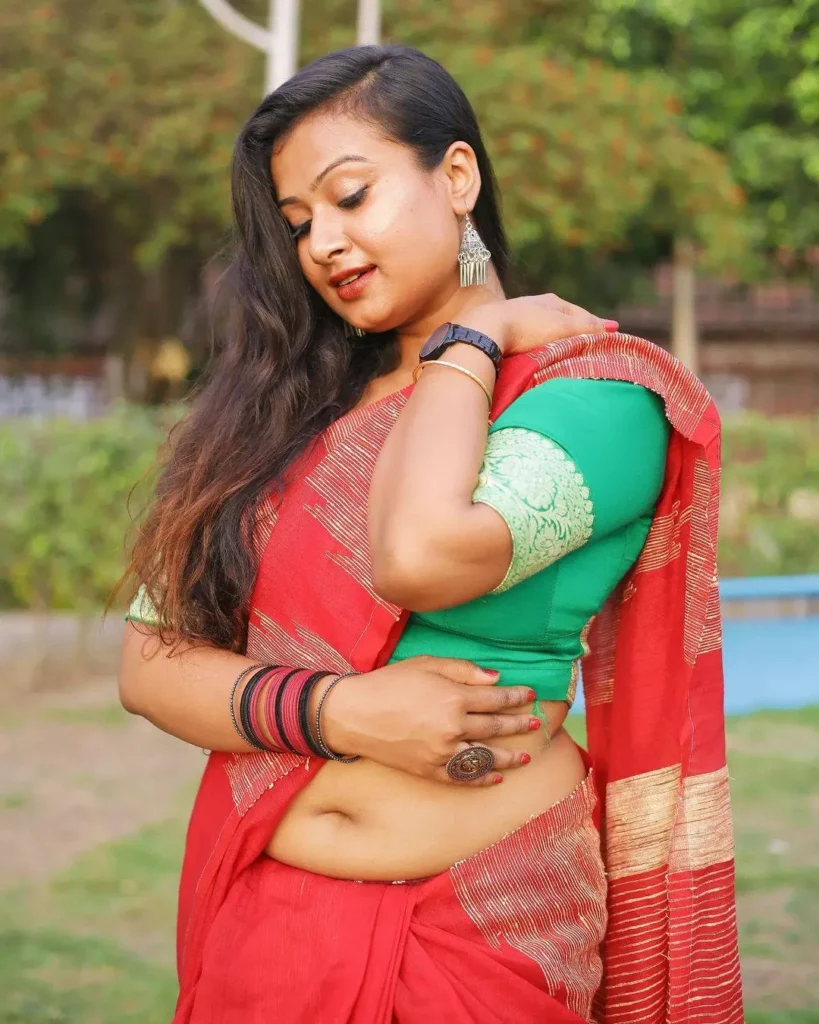 Plus size range of stylish sarees design