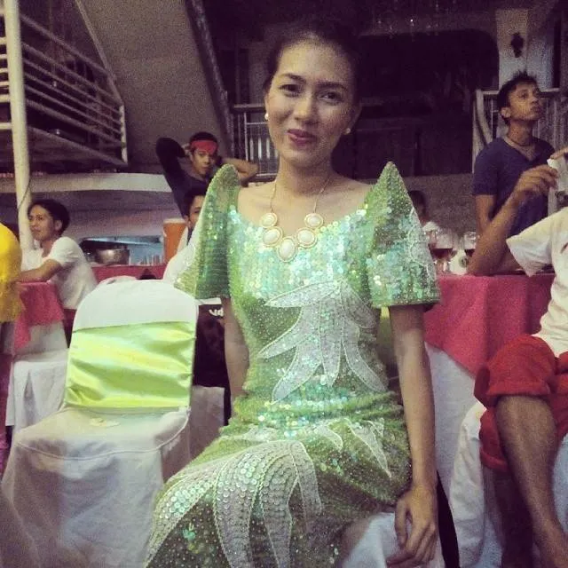 modern filipiniana dress