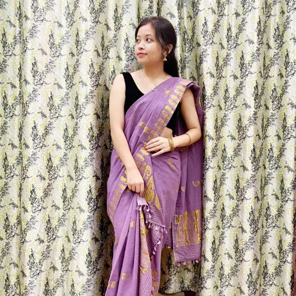 Traditional Assamese dress worn by the women of Assam