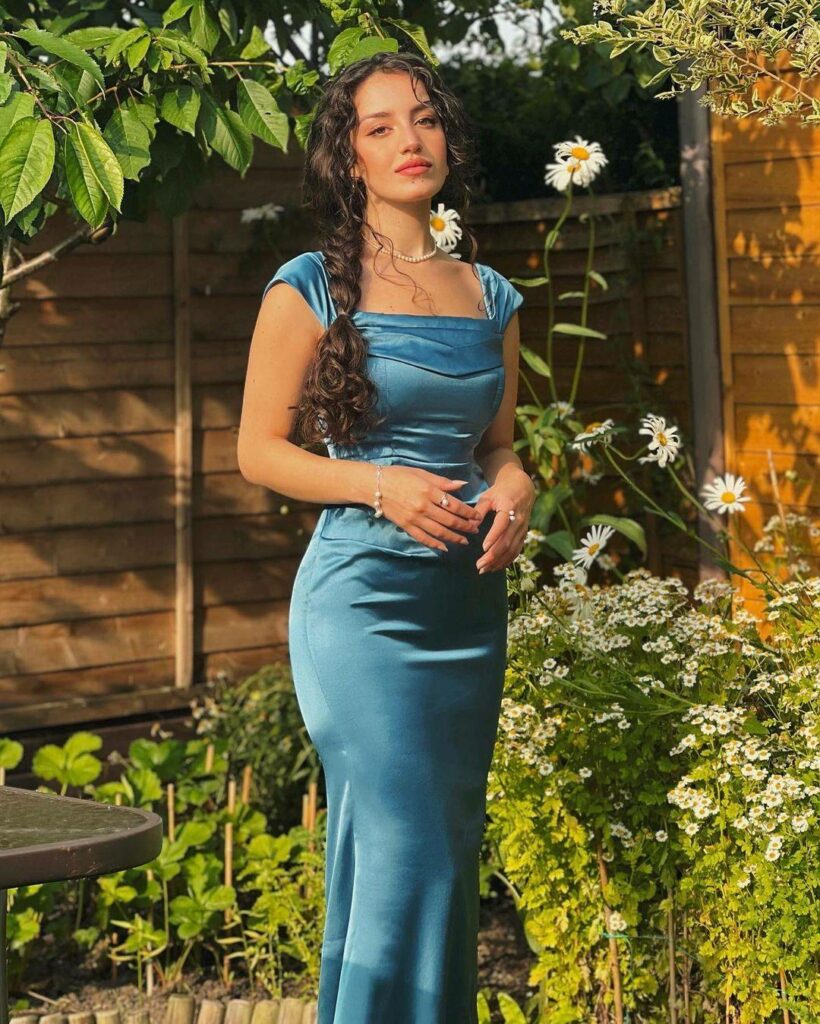 How to style a satin dress