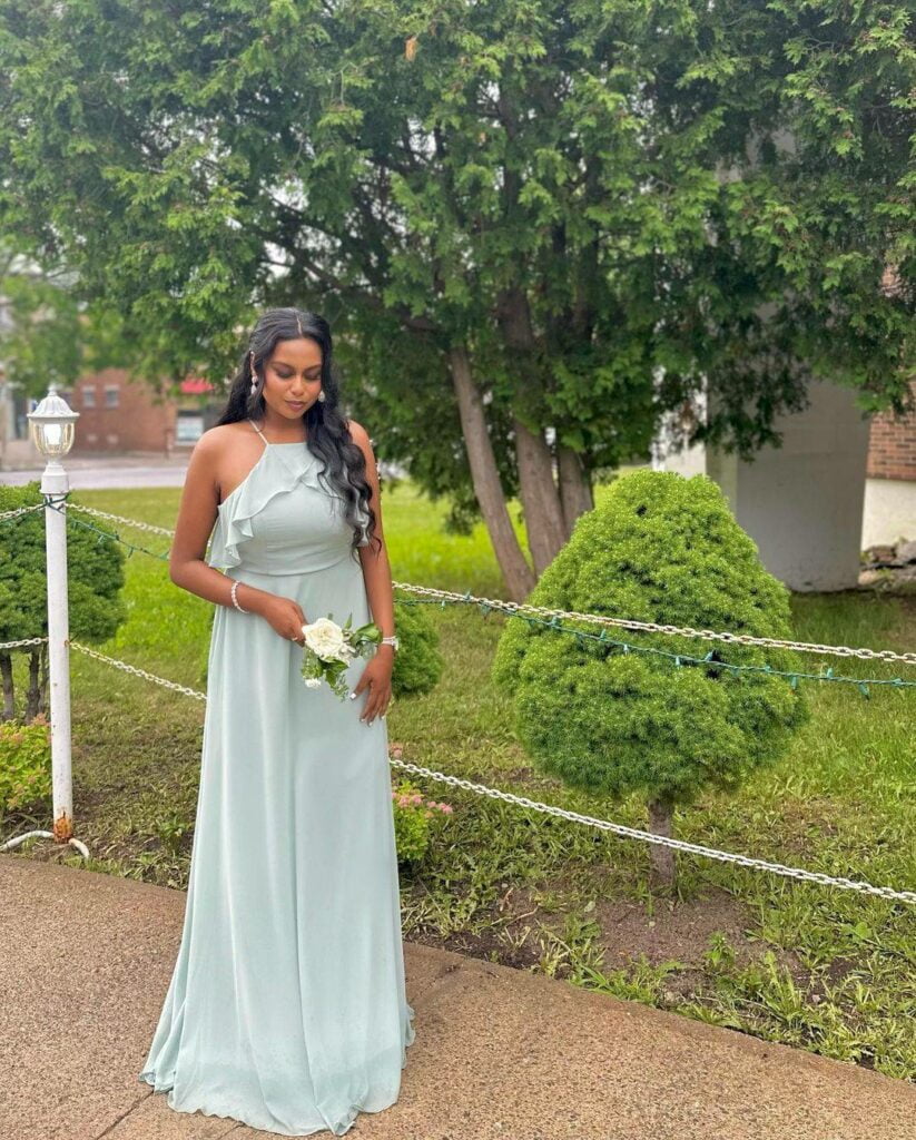 Chiffon bridesmaid dresses for women