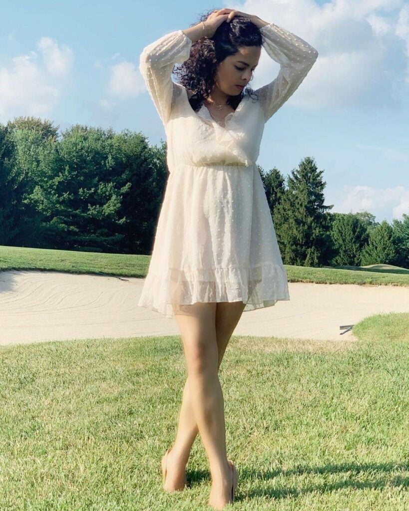 Chiffon short dresses for women