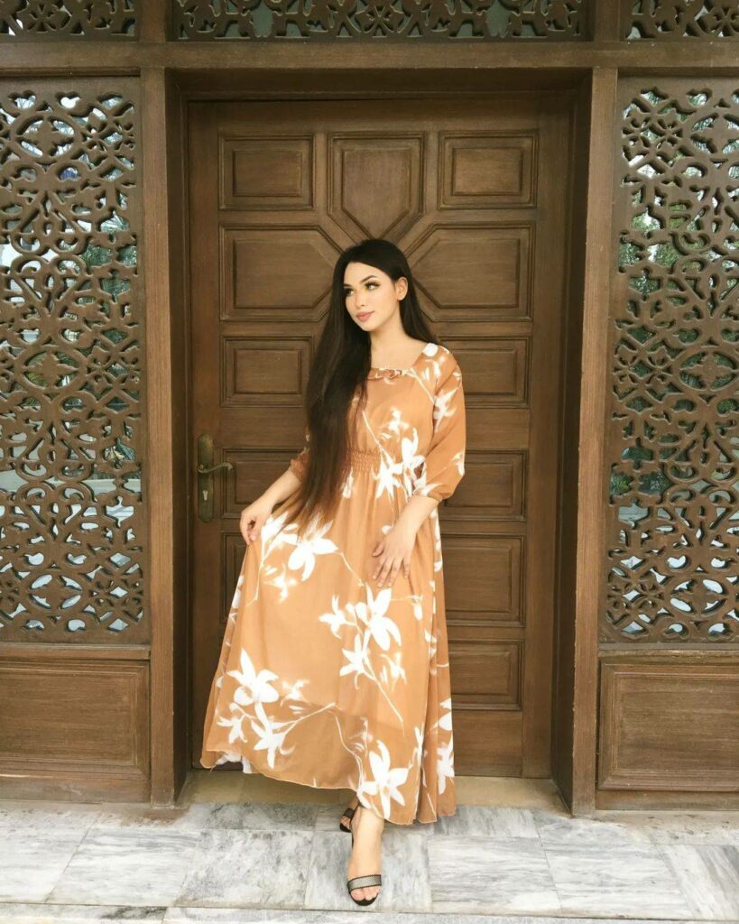 Chiffon empire waist dresses for women
