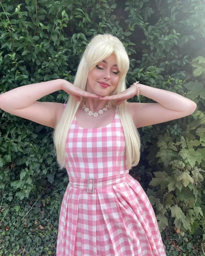 Barbie-inspired clothing for cosplay