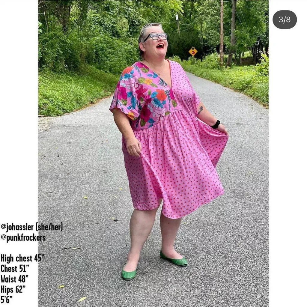 Barbie-themed fashion for curvy women
