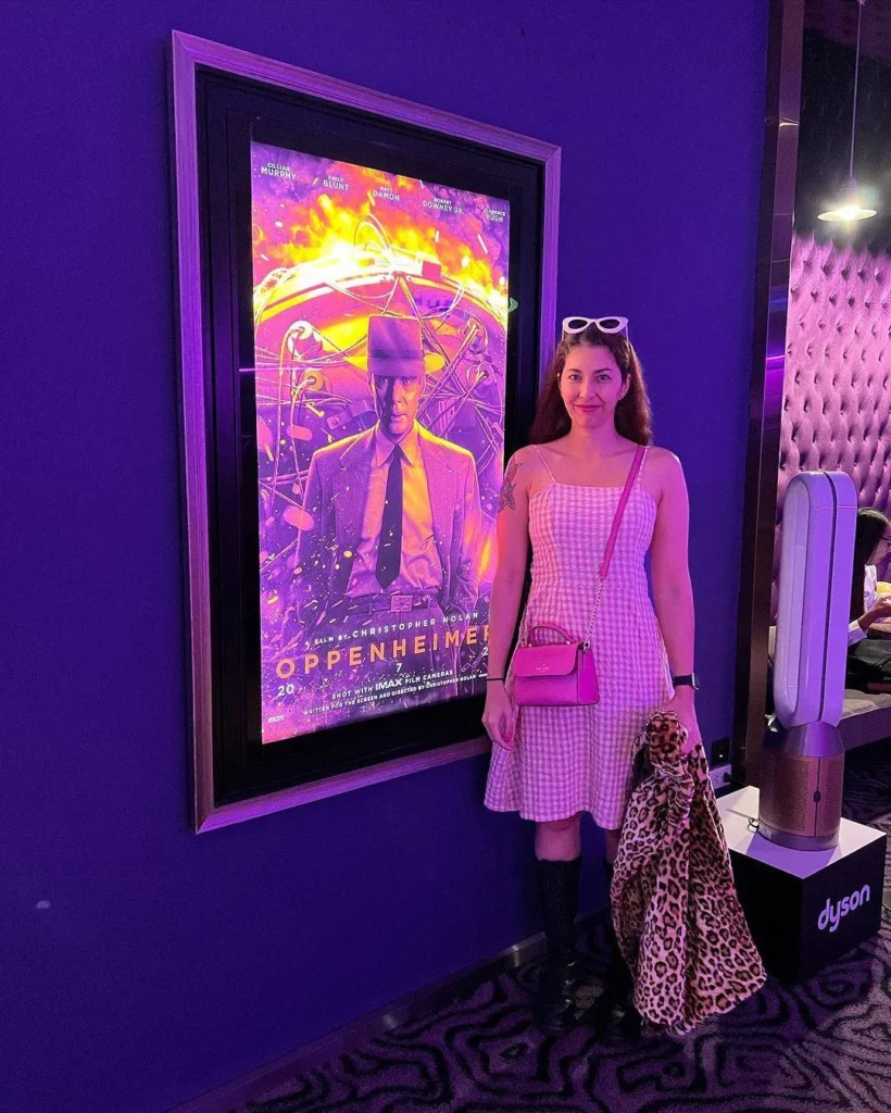 Barbie-themed cozy winter outfits