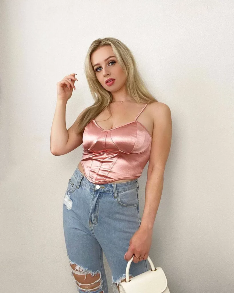 Pink satin blouses