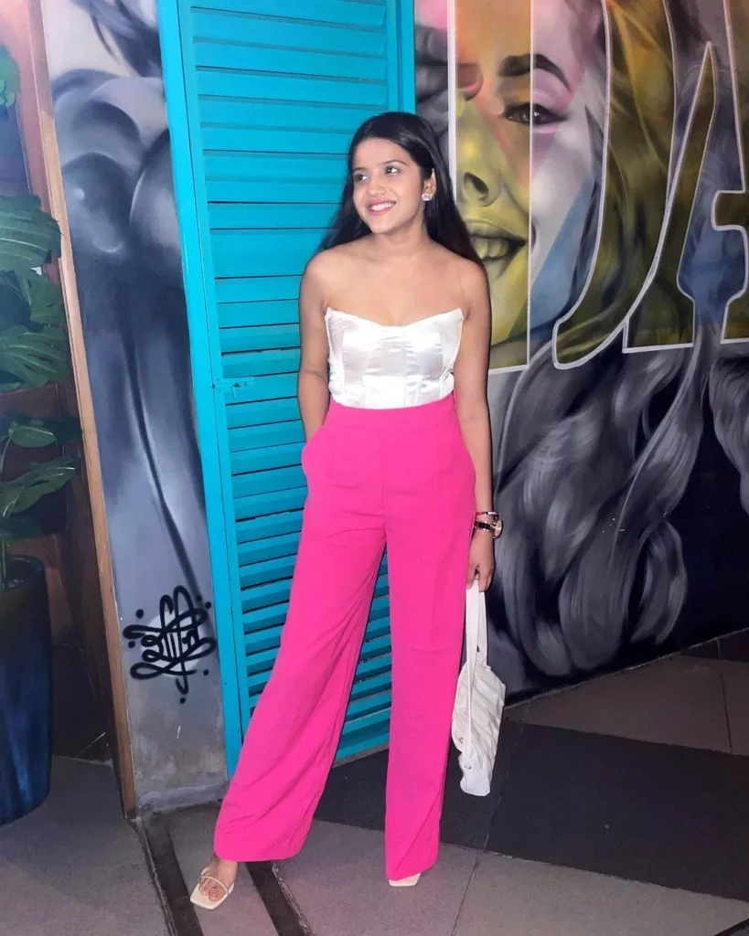 Pink summer pants