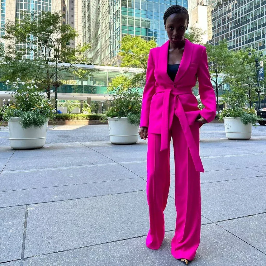 Pink Pant Suit 