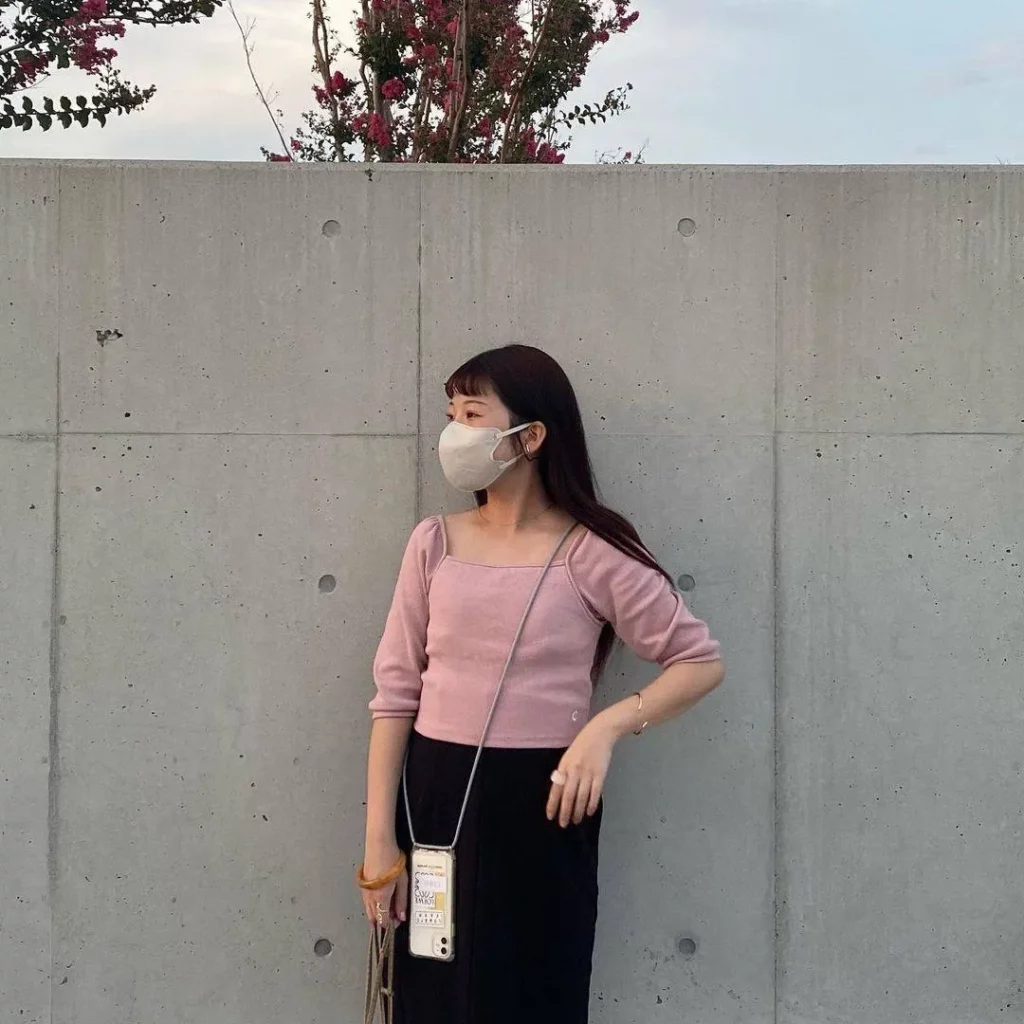 Pink winter tops