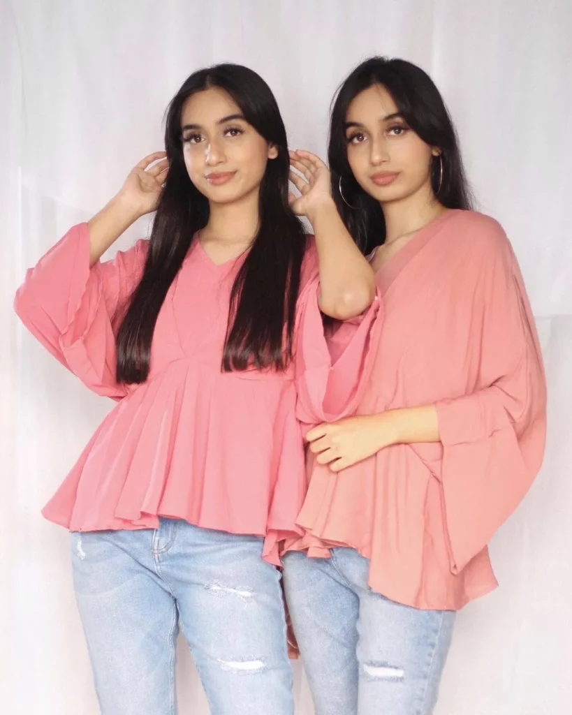 Pink peplum tops