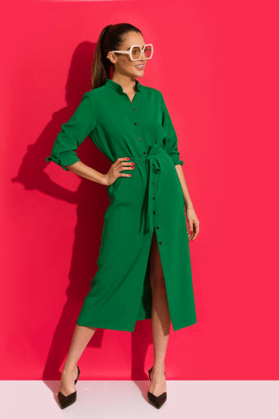 Green Dress Shirt Outfit
