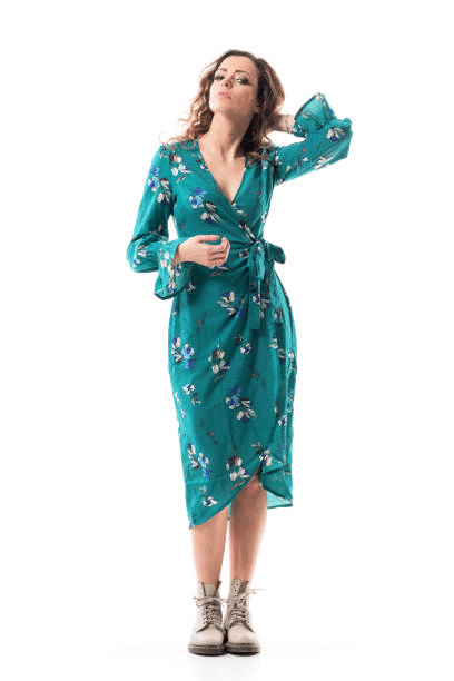 what colours go with green dress
