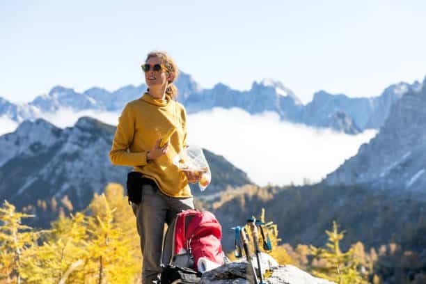 Cozy hiking outfit