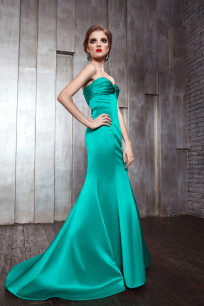 Red Carpet Green Dress