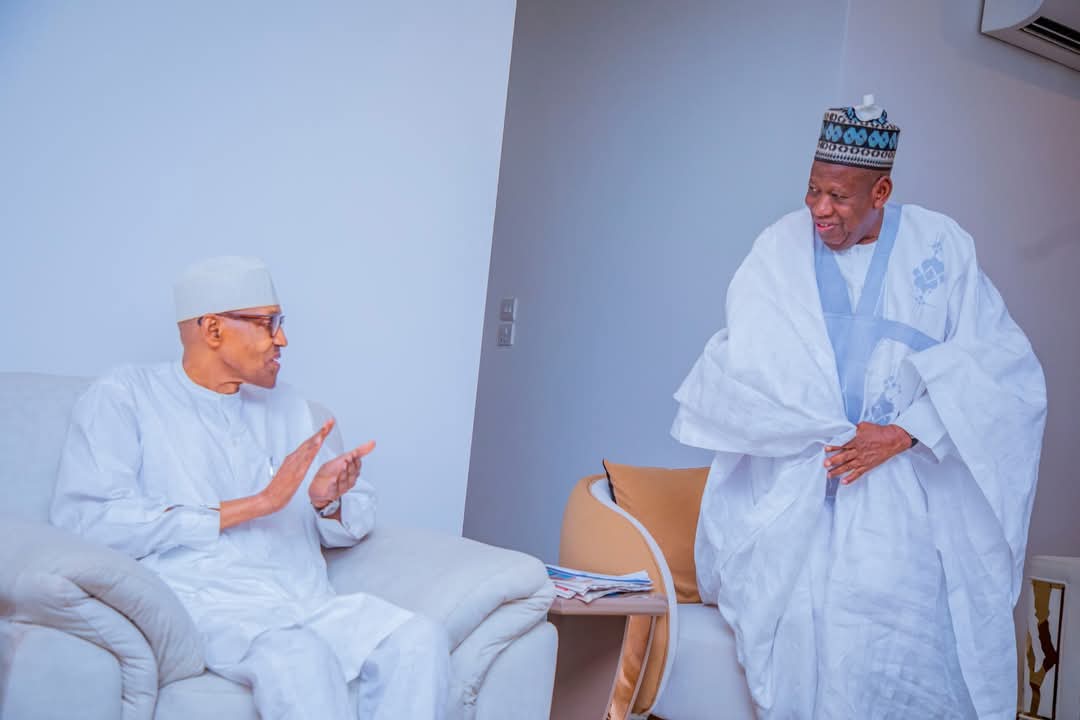 BREAKING: Details Of Ganduja, Other APC Leaders' Meeting With Buhari Emerge