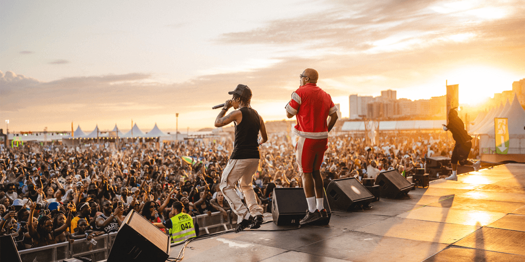 Shallipopi, Davido Light Up Afro Nation 2025 Opening Night in Portugal